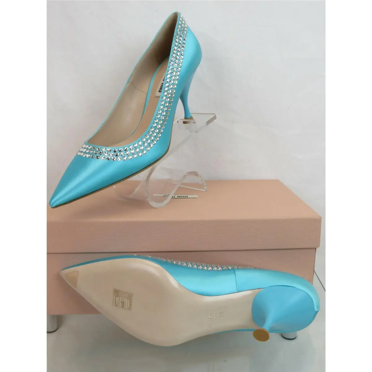 Miu Miu shoes - 5I796C - 5I796C - Blue (UPC: 8051188547445) 4