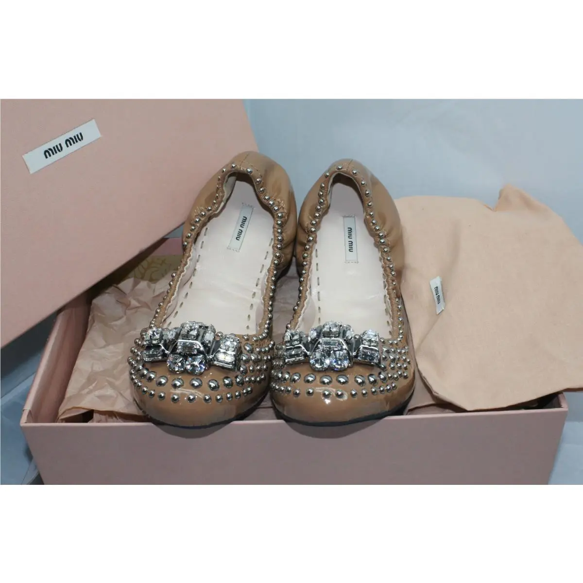Miu Miu shoes - Comfort Plus - Comfort Plus - Beige, Main: Cammeo (UPC: 8034101514243) 3