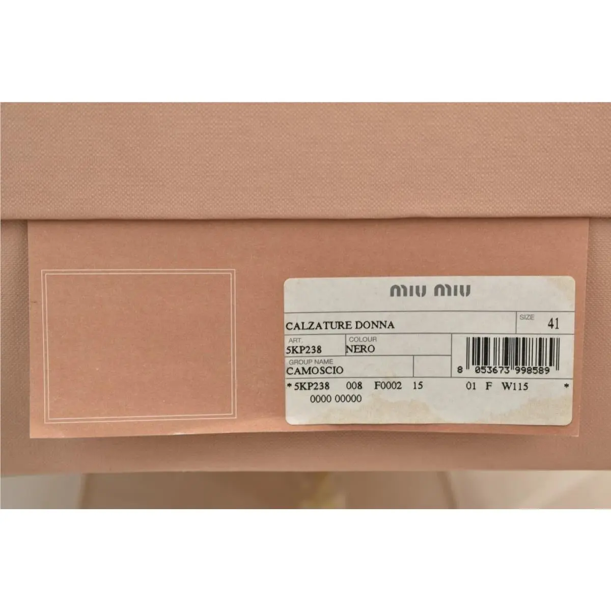 Miu Miu shoes - MIU MIU PRADA 5KP238 - PRADA - Black (UPC: 8058094208415) 9