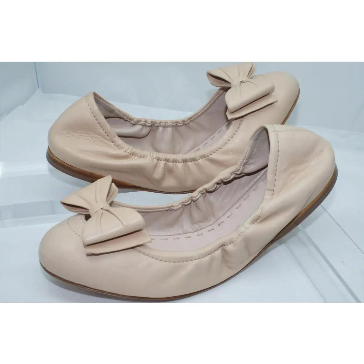 Miu Miu shoes - Miu Miu flats - flats - Ivory, Main: Cipria (UPC: 8051415206275) 0