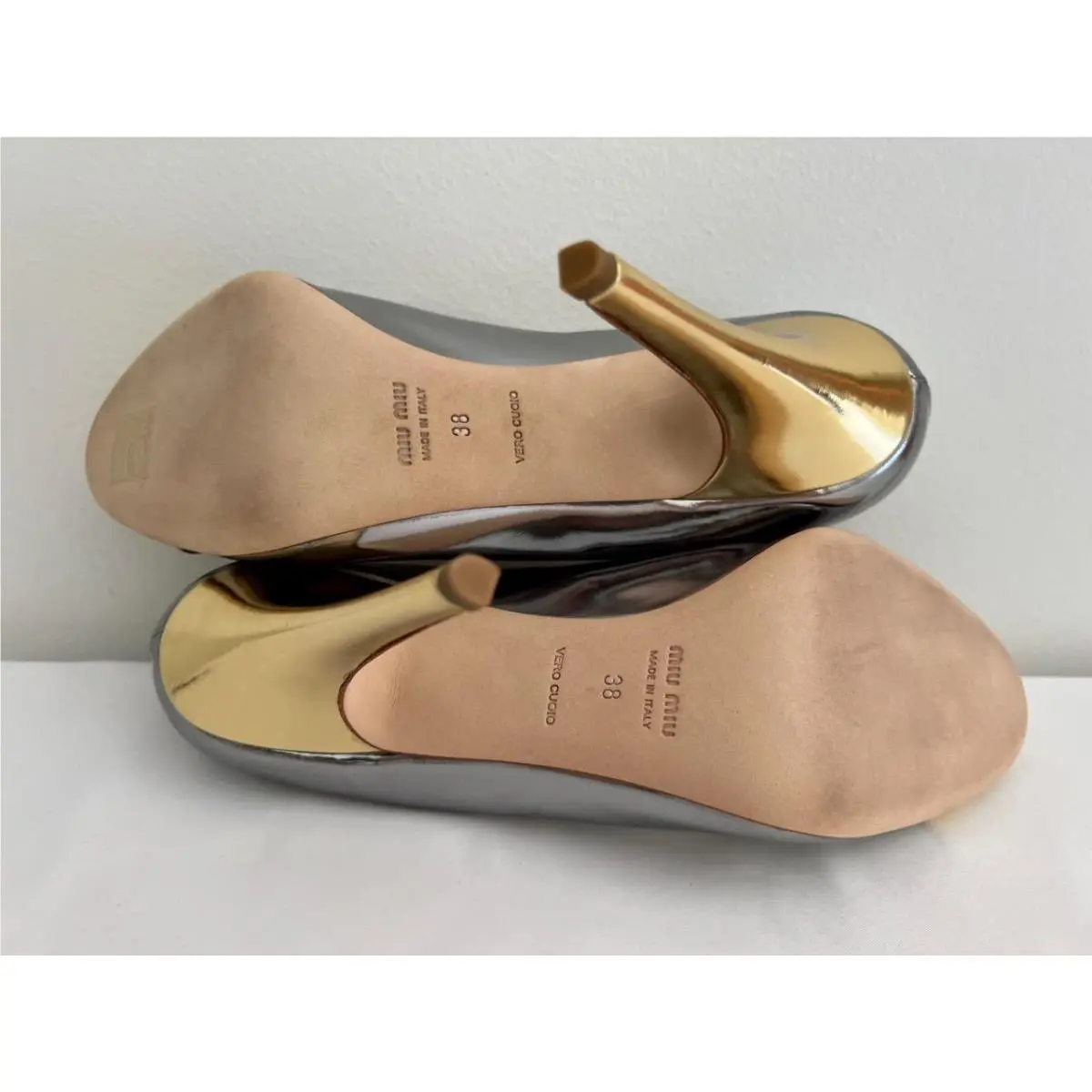 Miu Miu shoes - Platinum & Gold 4