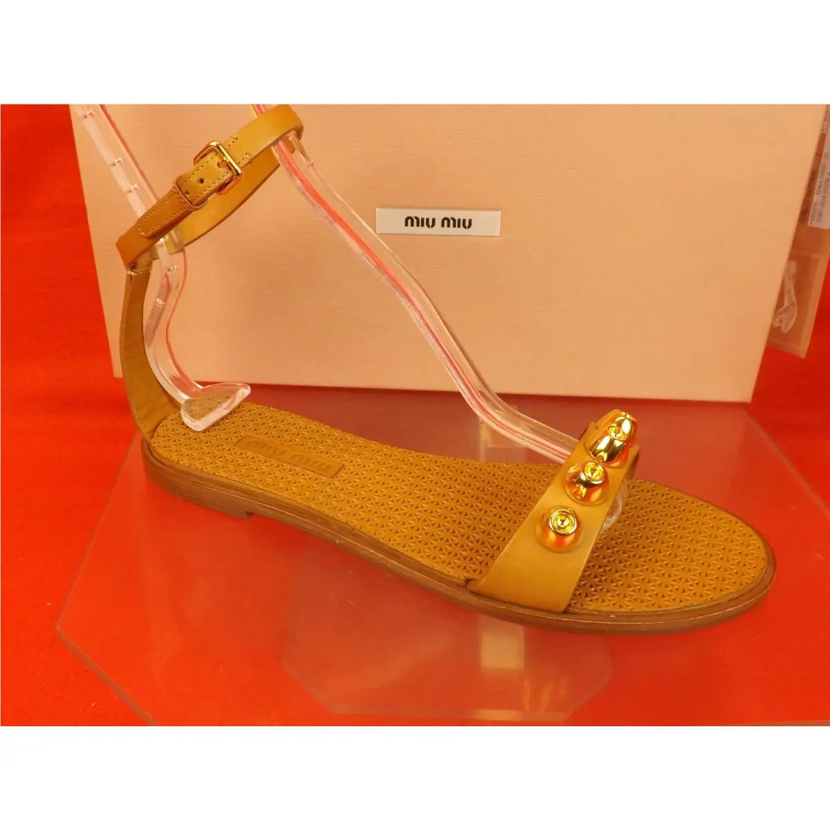 Miu Miu shoes - MIU MIU PRADA 5X9576 - PRADA - Beige (UPC: 00505013623401) 8
