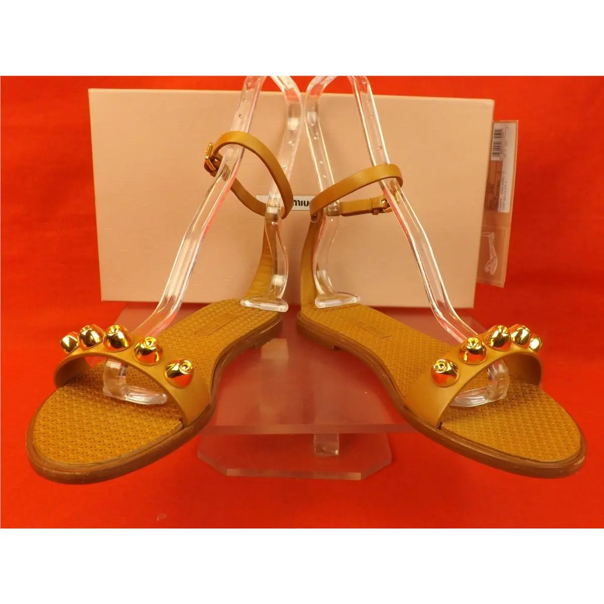 Miu Miu shoes - MIU MIU PRADA 5X9576 - PRADA - Beige (UPC: 00505013623401) 0