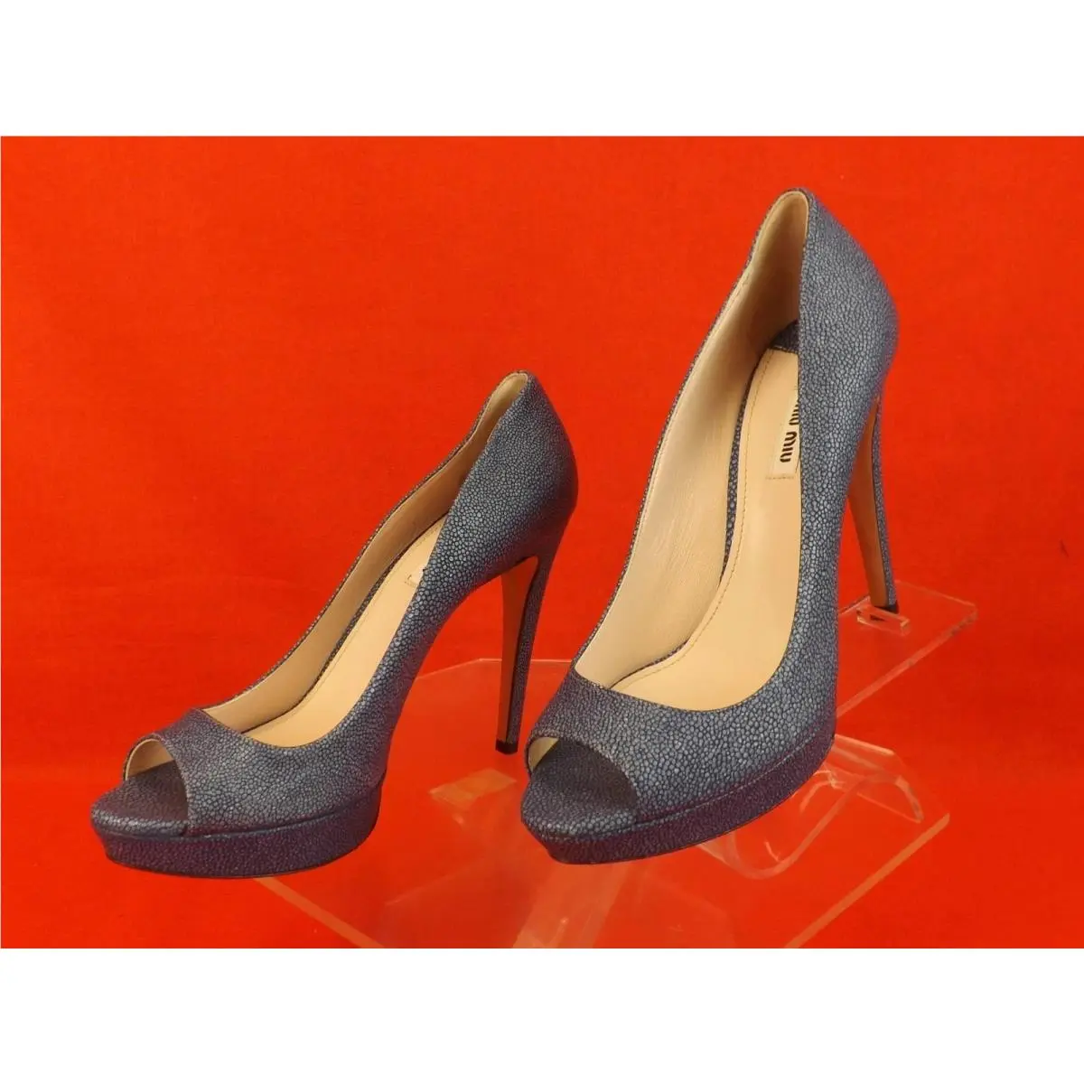 Miu Miu shoes - MIU MIU PRADA 5KP185 - PRADA - Blue (UPC: 0468205358348) 5