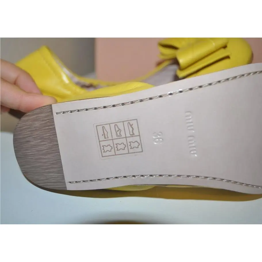 Miu Miu shoes - Yellow 4