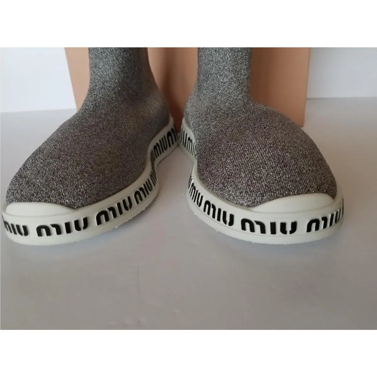 Miu Miu shoes - Gray, Manufacturer`s: Chromo + Bianco 4