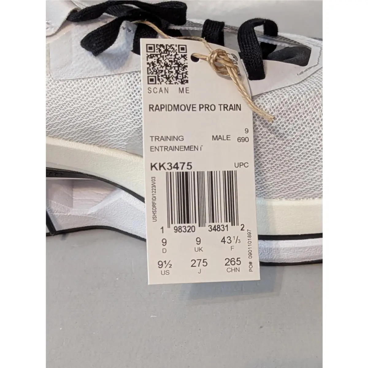 Adidas shoes - adidas Rapidmove - Rapidmove - KK3475 - White (UPC: 198320348312) 6