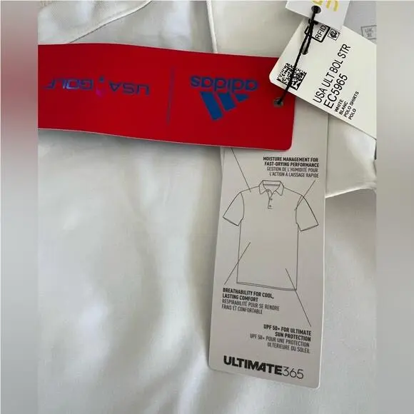 Adidas clothing - adidas Golf Polo - Golf Polo - White (UPC: 192616608081) 4