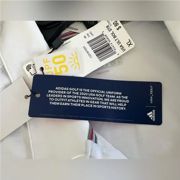 Adidas clothing - adidas Golf Polo - Golf Polo - White (UPC: 192616608081) 6
