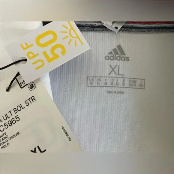 Adidas clothing - adidas Golf Polo - Golf Polo - White (UPC: 192616608081) 7