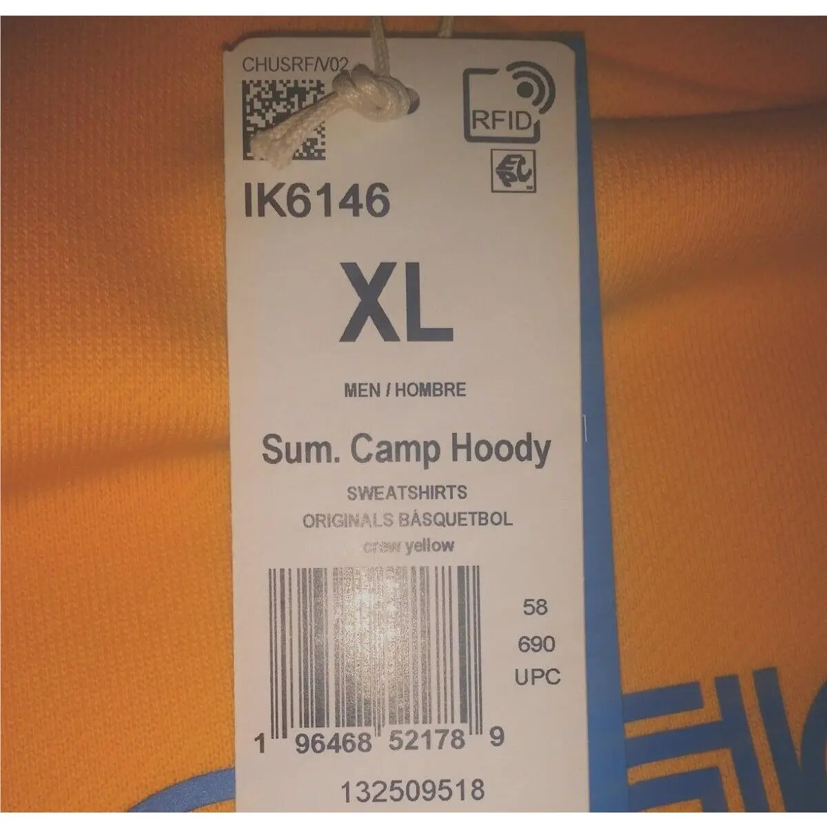Adidas clothing - Yellow (UPC: 193102808275) 5