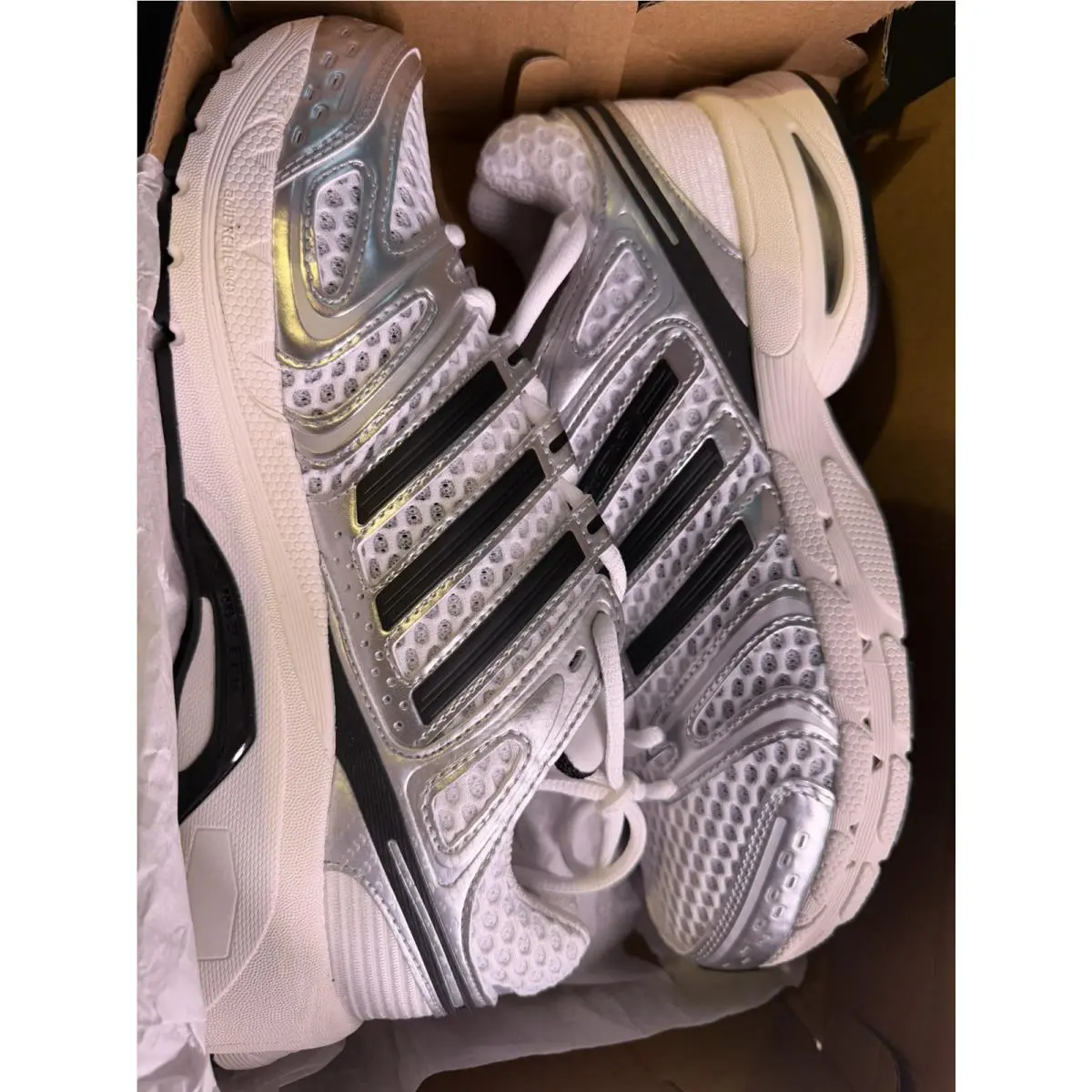 Adidas shoes - adidas Adistar Control 5 - Adistar Control - KJ8781 - White, Manufacturer: Cloud White/Core Black/Silver Metallic 4