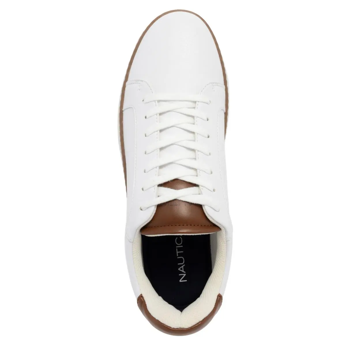 Nautica shoes - f321 - f321 - white tan-consor 2