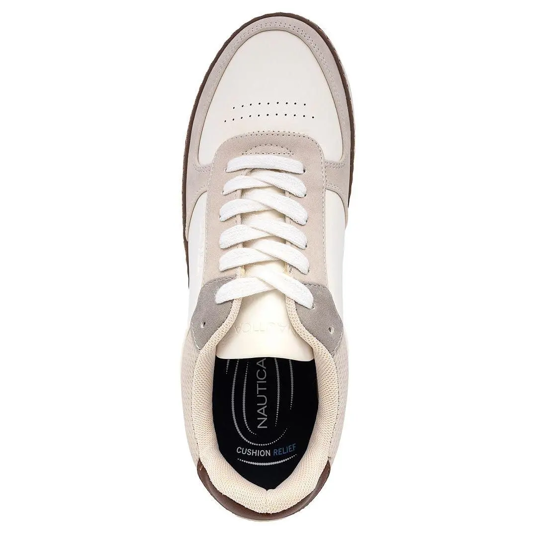 Nautica shoes - f321 - f321 - white tan-consor 43