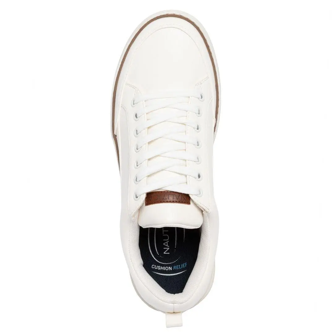 Nautica shoes - f321 - f321 - white tan-consor 14
