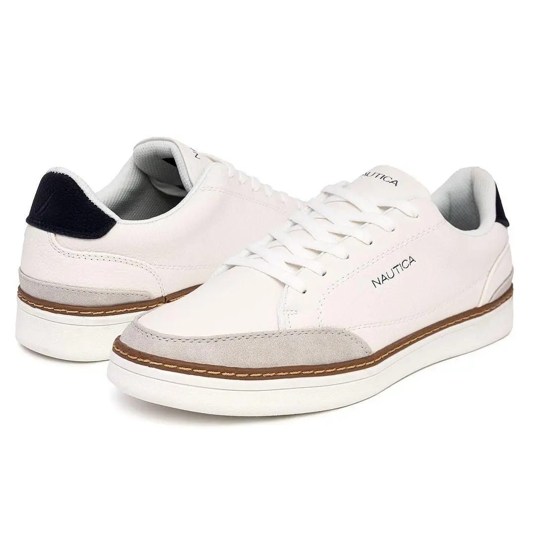 Nautica shoes - f321 - f321 - white tan-consor 28