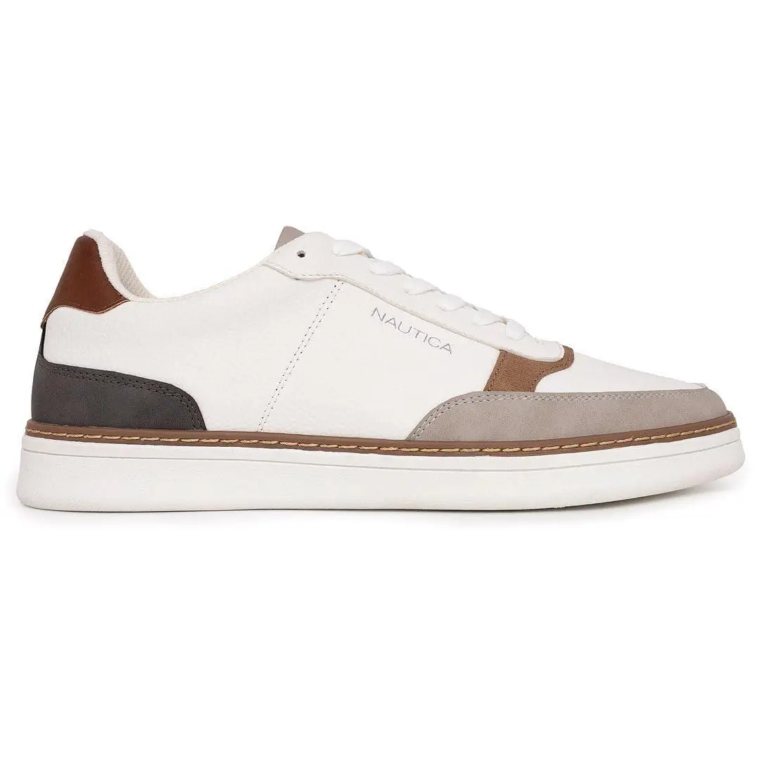Nautica shoes - f321 - f321 - white tan-consor 18