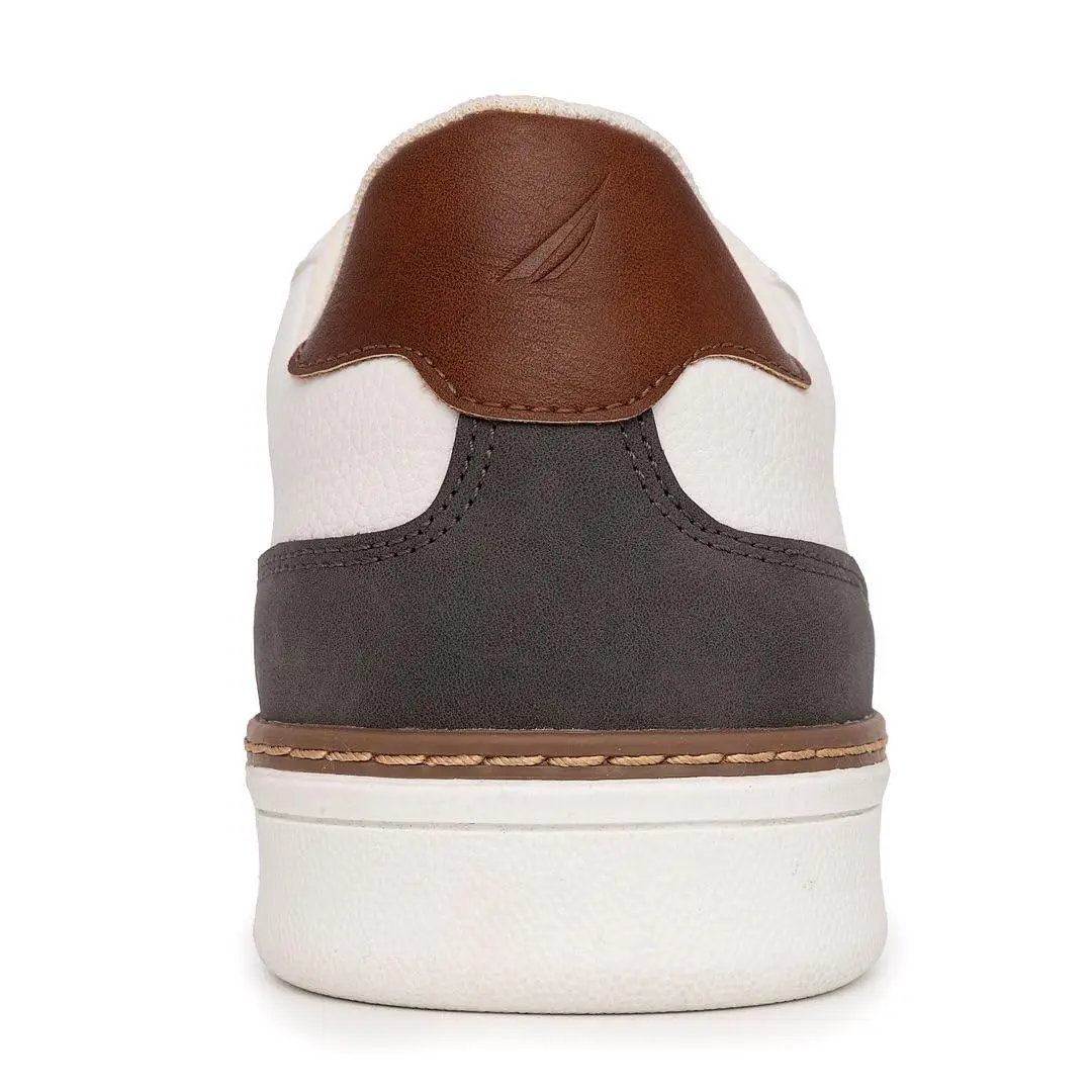 Nautica shoes - f321 - f321 - white tan-consor 19