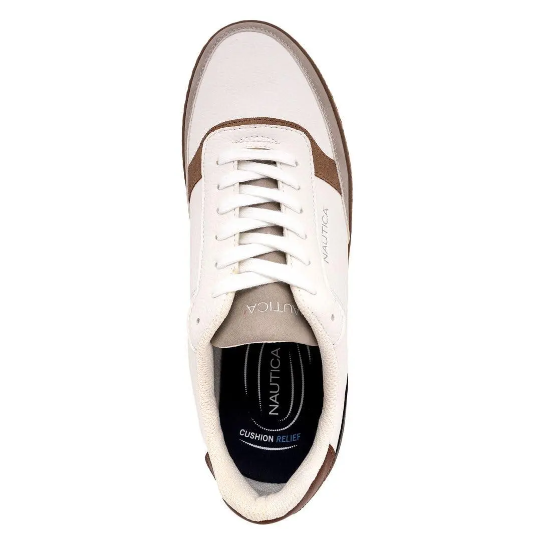 Nautica shoes - f321 - f321 - white tan-consor 20