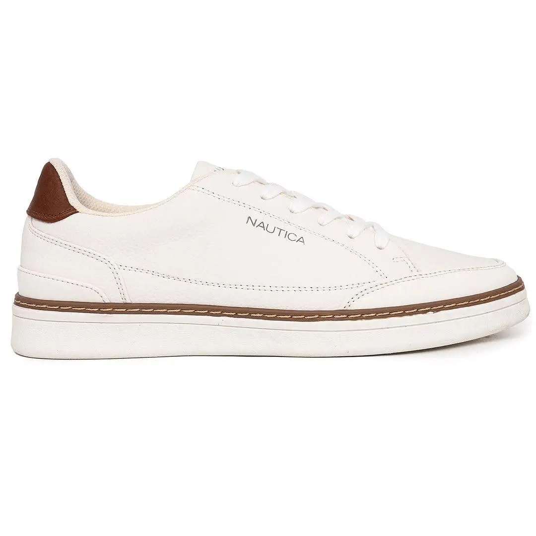 Nautica shoes - f321 - f321 - white tan-consor 30
