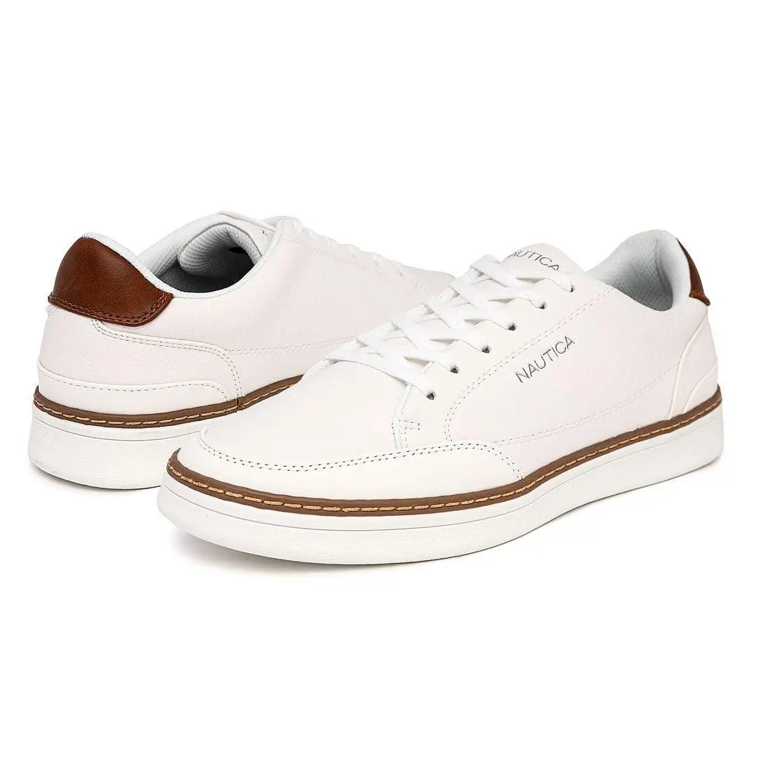Nautica shoes - f321 - f321 - white tan-consor 33