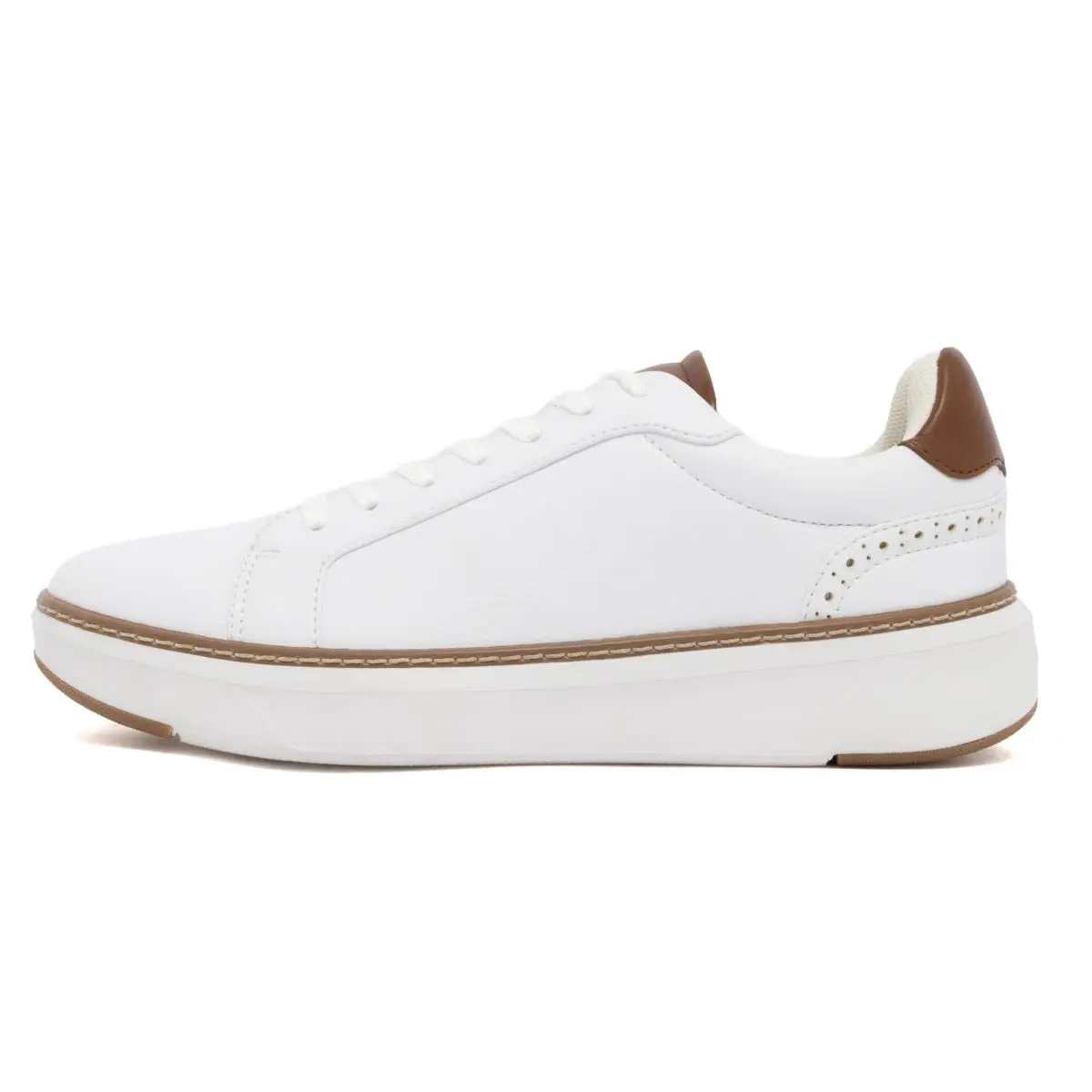 Nautica shoes - f321 - f321 - white tan-consor 7