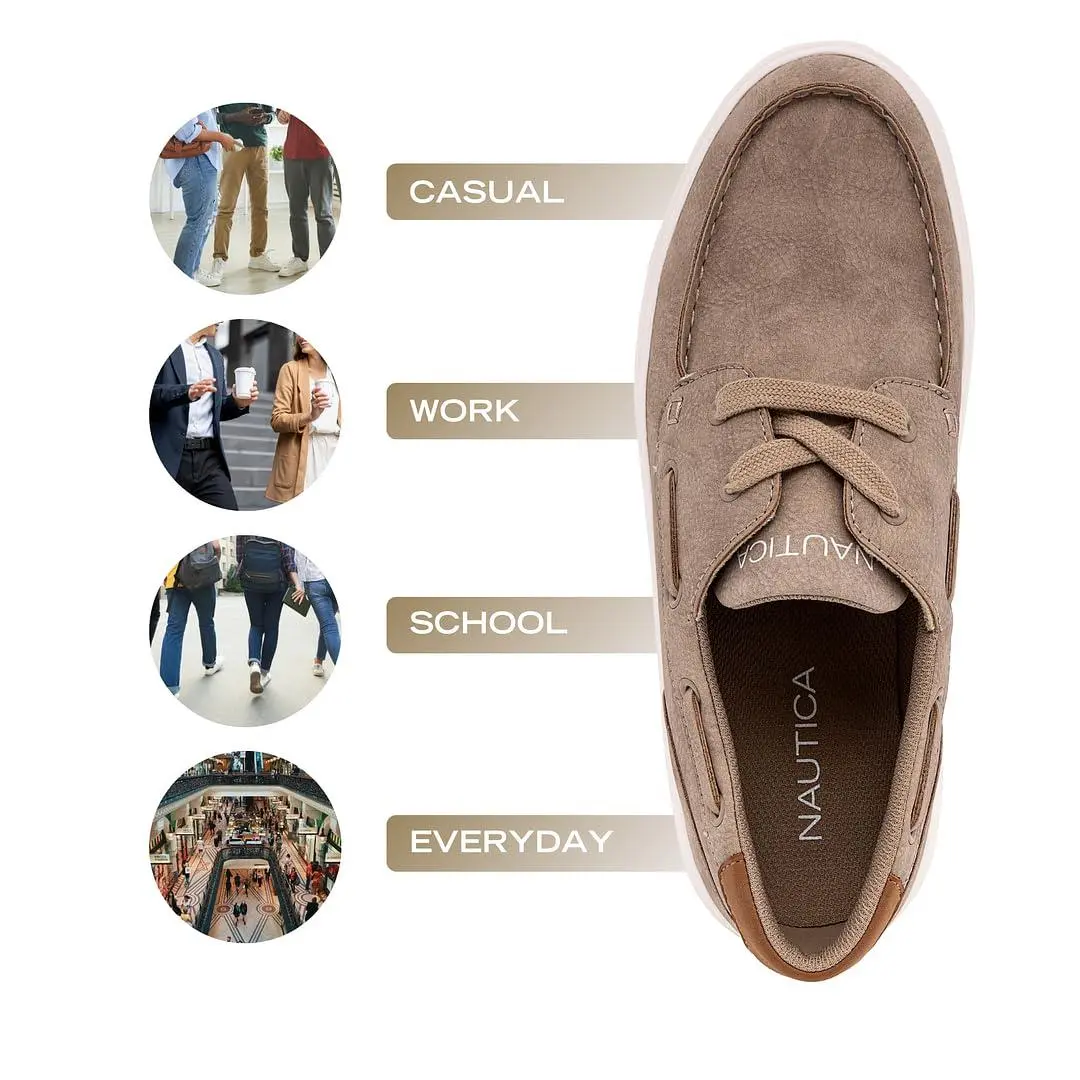 Nautica shoes - a1 - brown-ankar 37