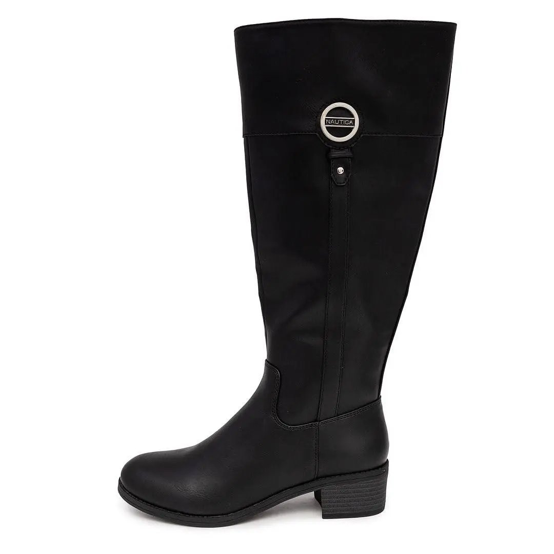 Nautica shoes - lily x - lily - NAL-Ginger Lily 2-Black-95 - black-ginger lily x 6