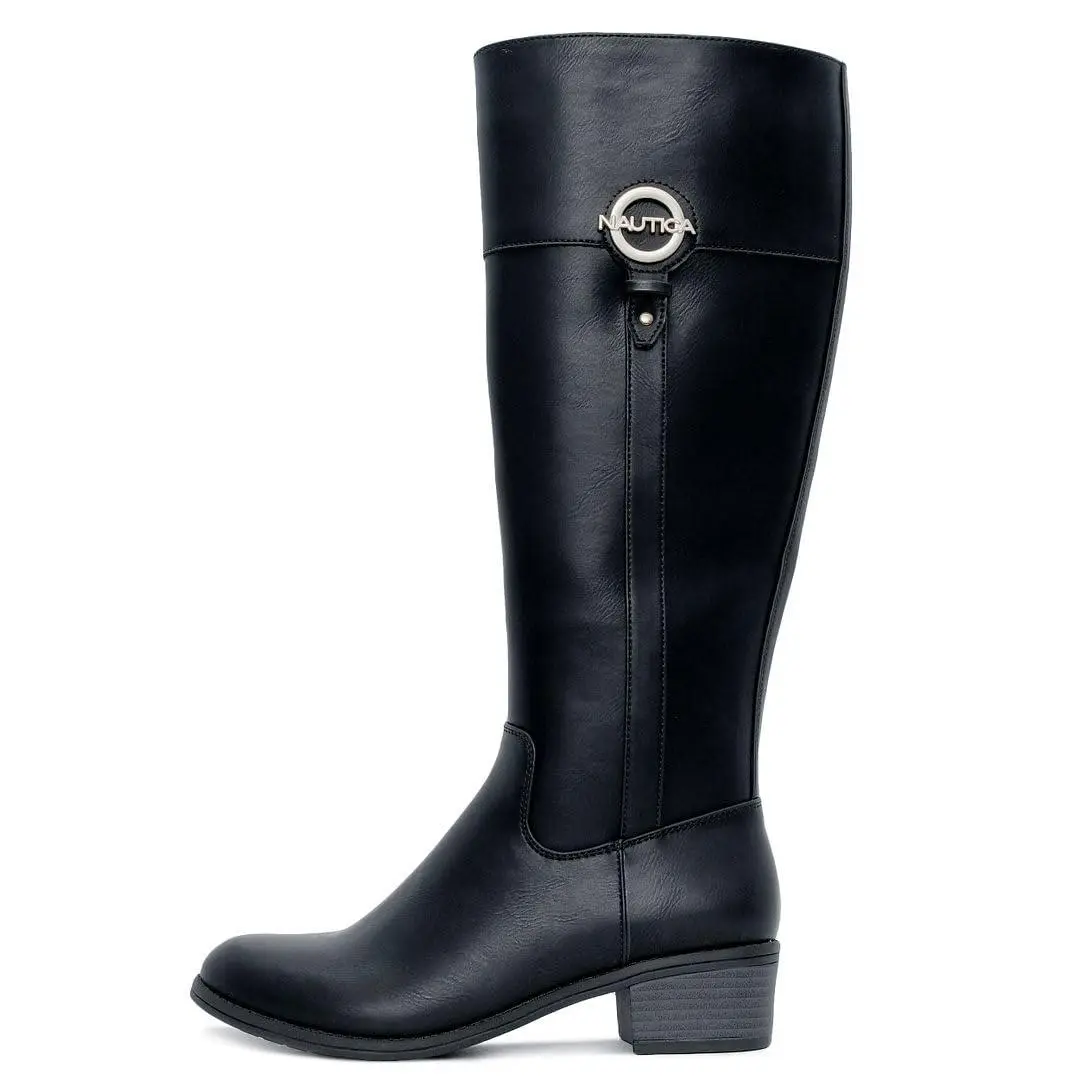 Nautica shoes - lily x - lily - NAL-Ginger Lily 2-Black-95 - black-ginger lily x 12