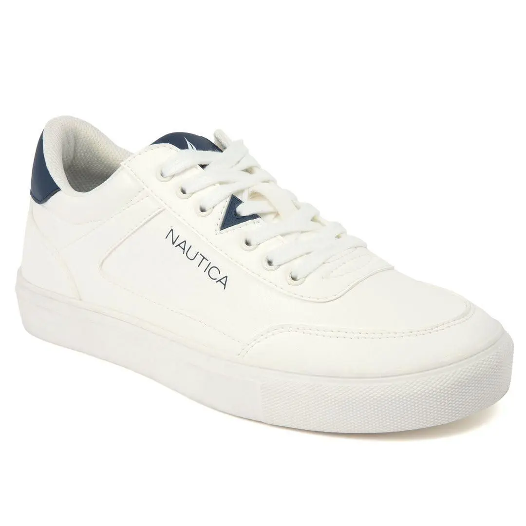Nautica Men’s Low Top Casual Sneakers – Classic Lace-up Tennis Shoes