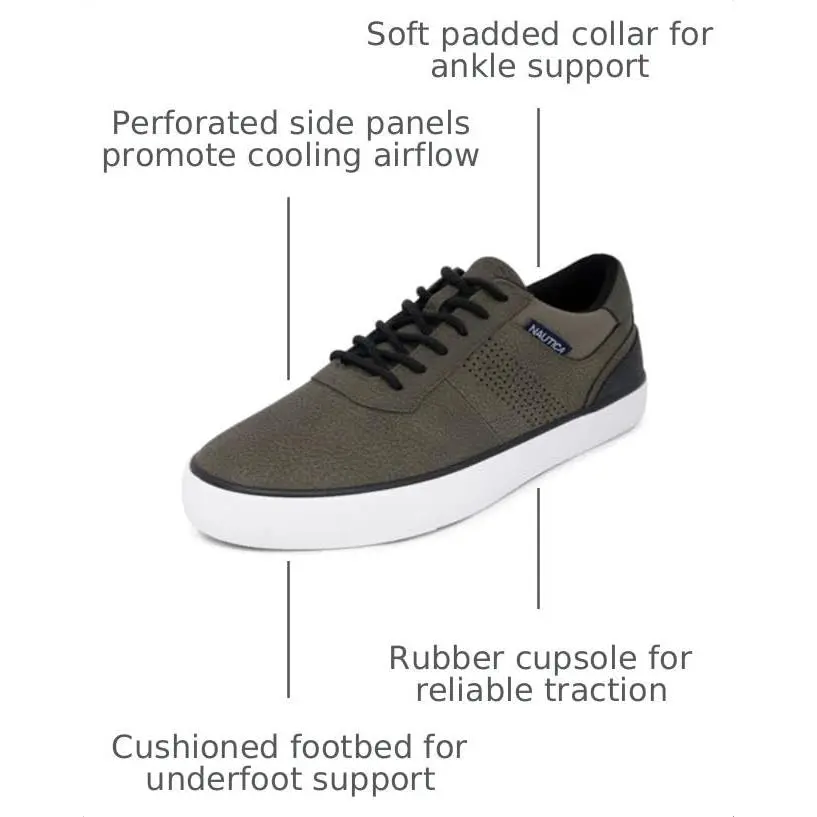 Nautica shoes - f8sb - brown-triston 19
