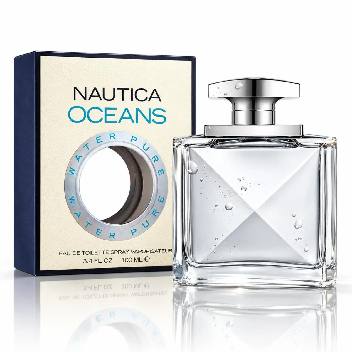 Oceans  3.4 oz / 100 ml Eau De Toilette Spray For Men by Nautica