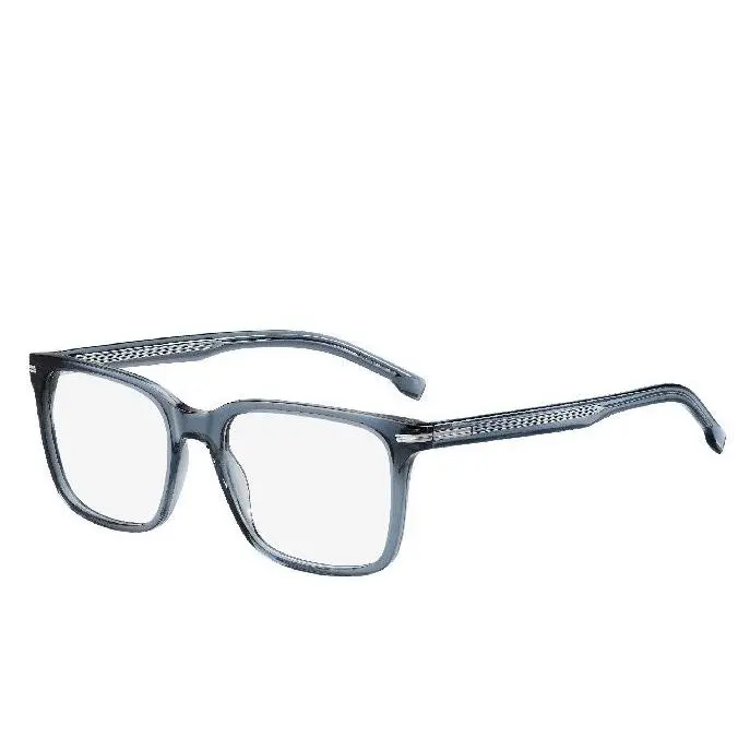 Boss 1602 Pjp Blue Eyeglasses Frames 55mm Men`s by Hugo Boss