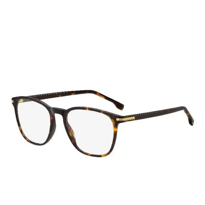 Boss 1680 086 Havana Eyeglasses Frames 53mm Men`s by Hugo Boss