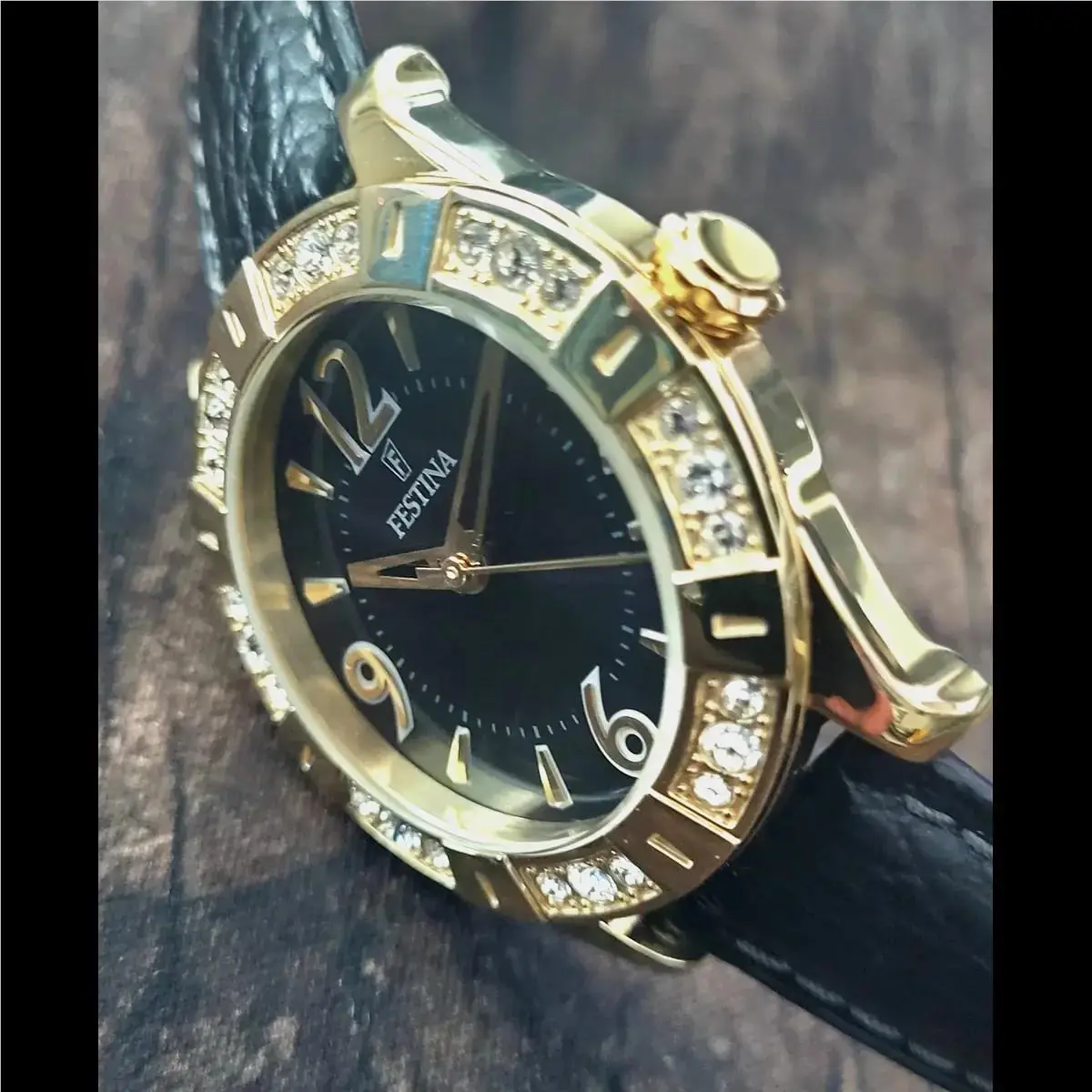 Registered Diamond Collection Mens Swiss Watch by Festina