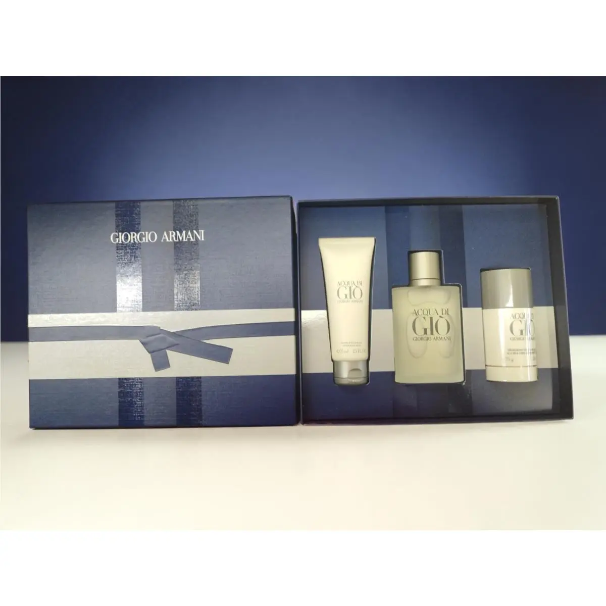 Acqua DI Gio  3 PC SE Edt 3.4+ A/sbalm 2.5+DEODORANT 2.6 by Giorgio Armani