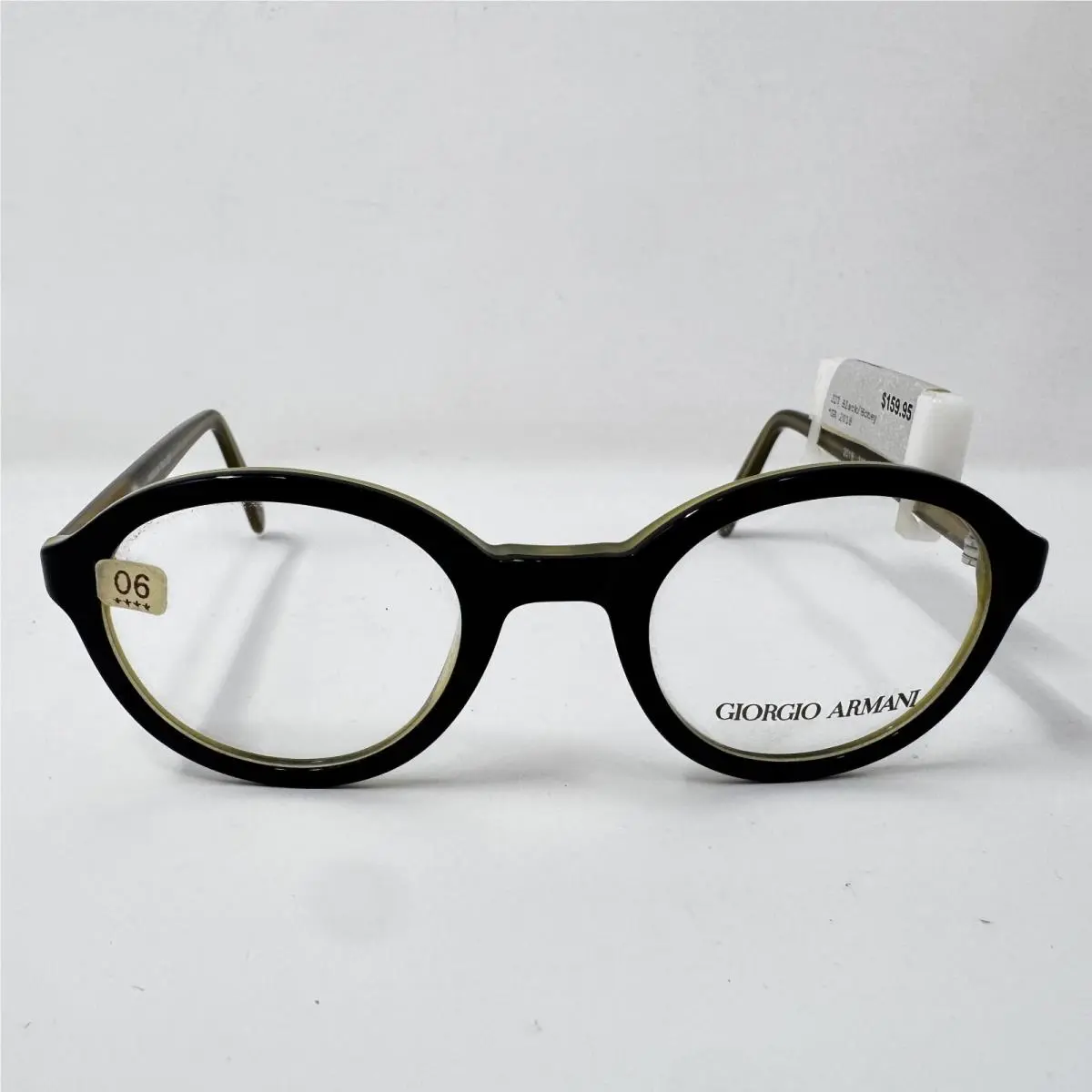2018 327 Matte Black Eyeglass Frames 44-21-140 by Giorgio Armani