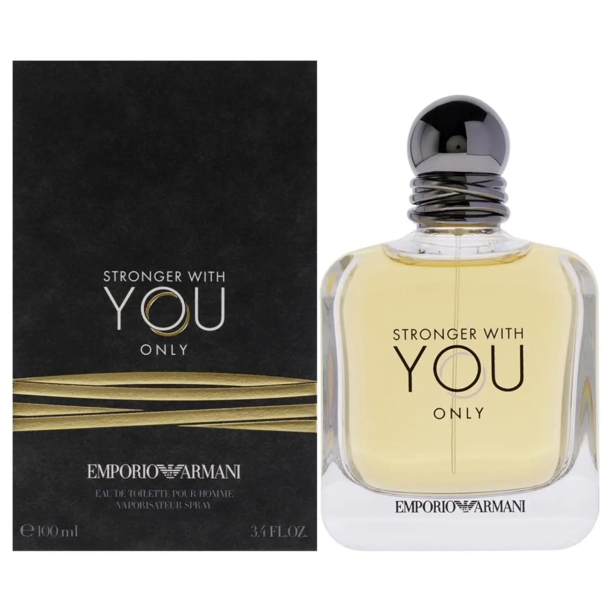 Giorgio Armani Stronger with You Only Eau De Toilette 3.4 oz 100 ml For Men