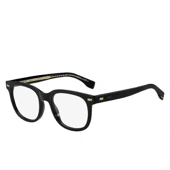 Boss 1444/N 807 Black Eyeglasses Frames 52mm Men`s by Hugo Boss