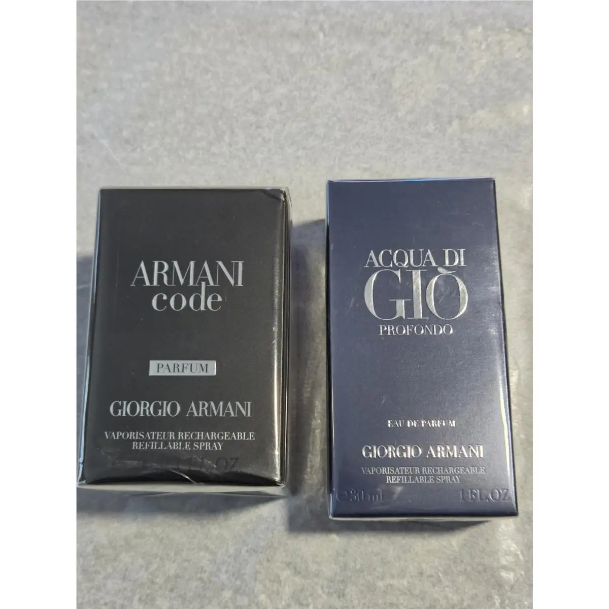 Giorgio Armani Code Parfum 1 Fl. Oz. Acqua Di Gio Profondo Edp 1 Fl. Oz. Each