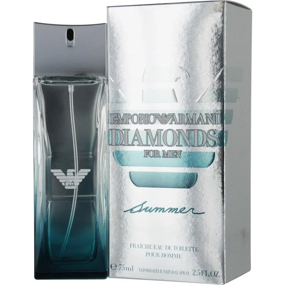 Emporio Armani Diamonds Summer by Giorgio Armani For Men 2.5 oz Edt Spray