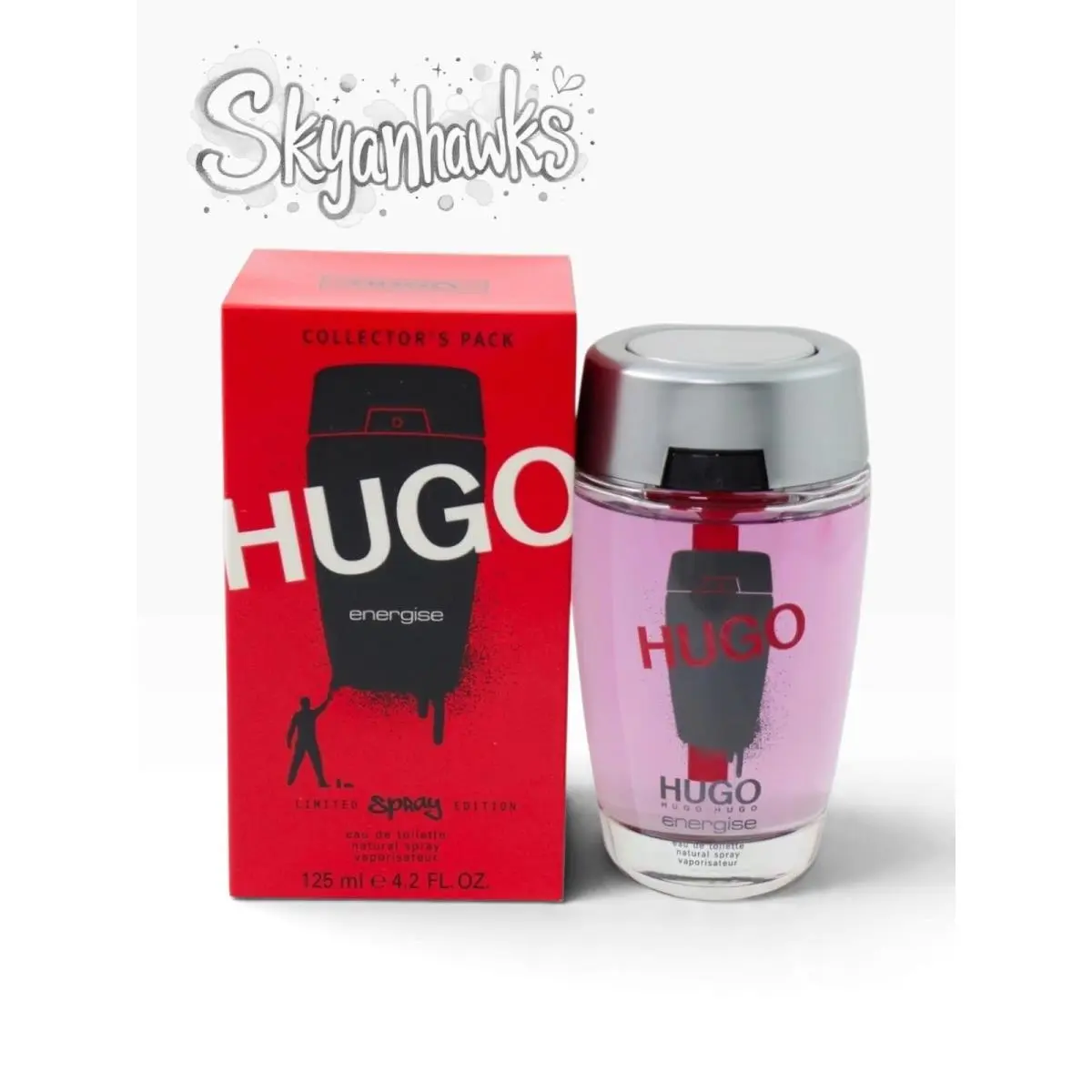 Hugo Energise Collector`s Pack Limited Edition 4.2oz 125ml Edt Spray For Men by Hugo Boss