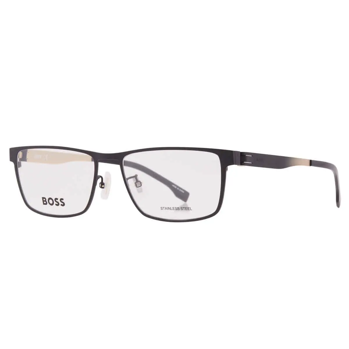 Demo Rectangular Men`s Eyeglasses Boss 1342/F 0I46 57 Boss 1342/F 0I46 by Hugo Boss