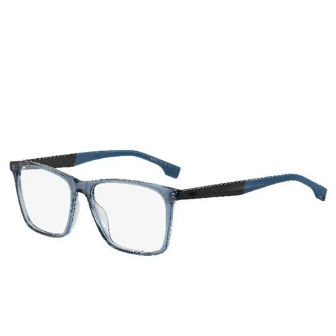 Boss 1582 Pjp Blue Eyeglasses Frames 56mm Men`s by Hugo Boss