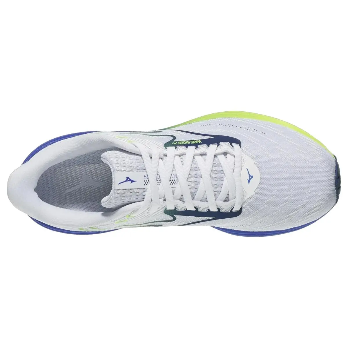 Mizuno shoes - Mizuno Wave Rider 29 - Wave Rider - 411538005Y - White/Estate Blue 8
