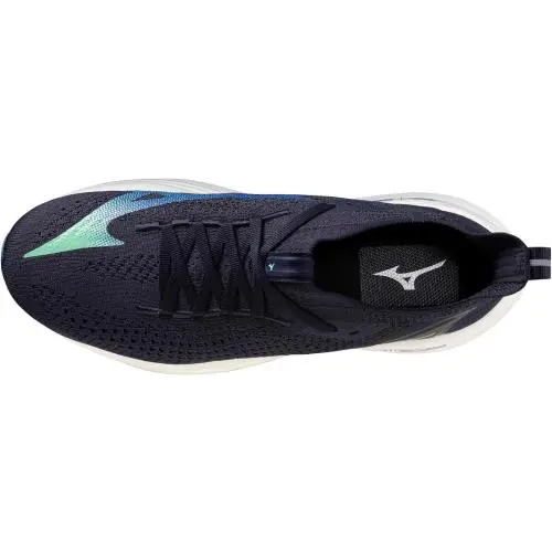 Mizuno shoes - Wave Neo Vista 2 - Wave Neo Vista - 411539 - Baritone Blue / Frozen Emerald (UPC: 889961762550) 2