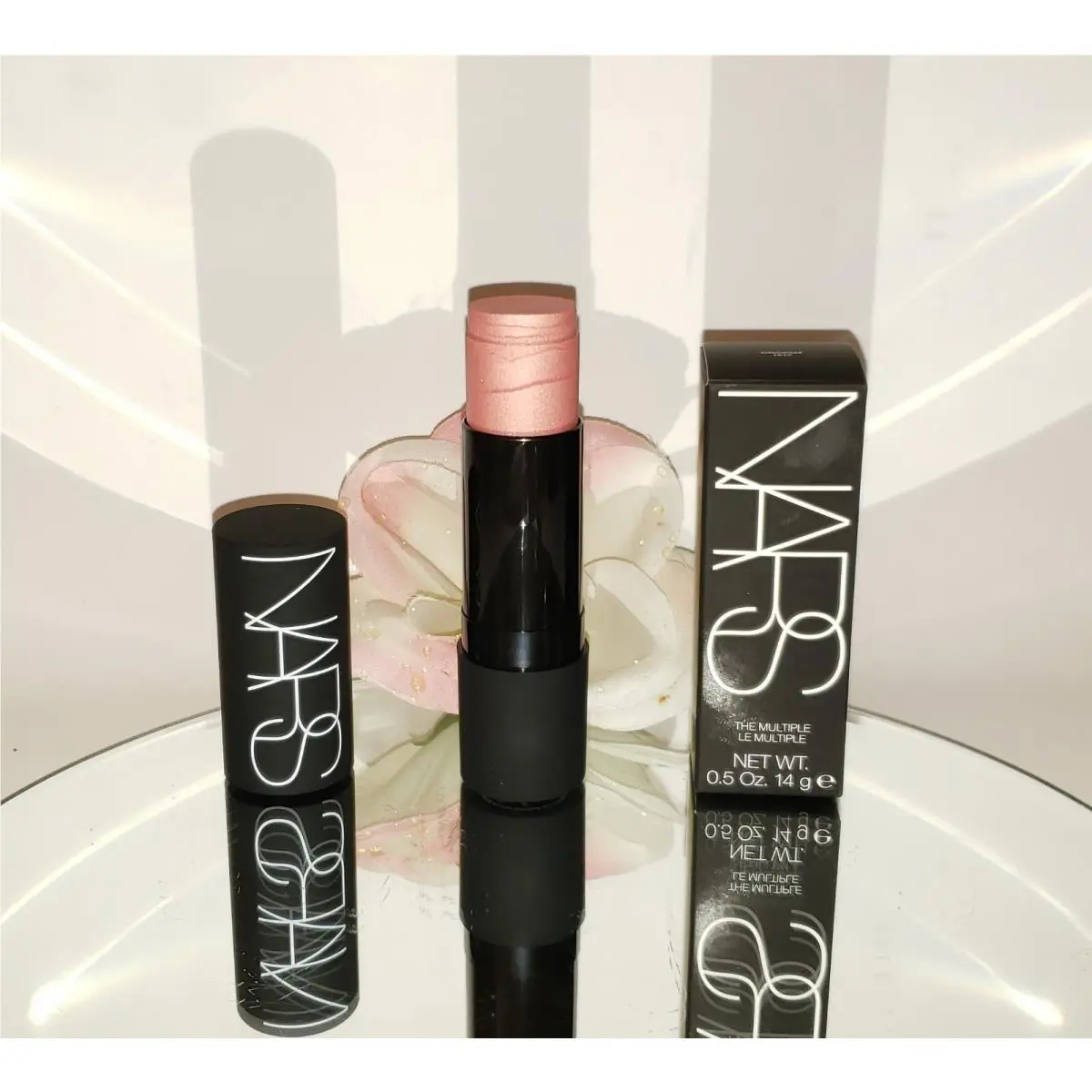 Nars The Multiple Cream Blush Stick For Cheeks Eyes and Lips Orgasm 0.5oz FS by NARS Cosmetics