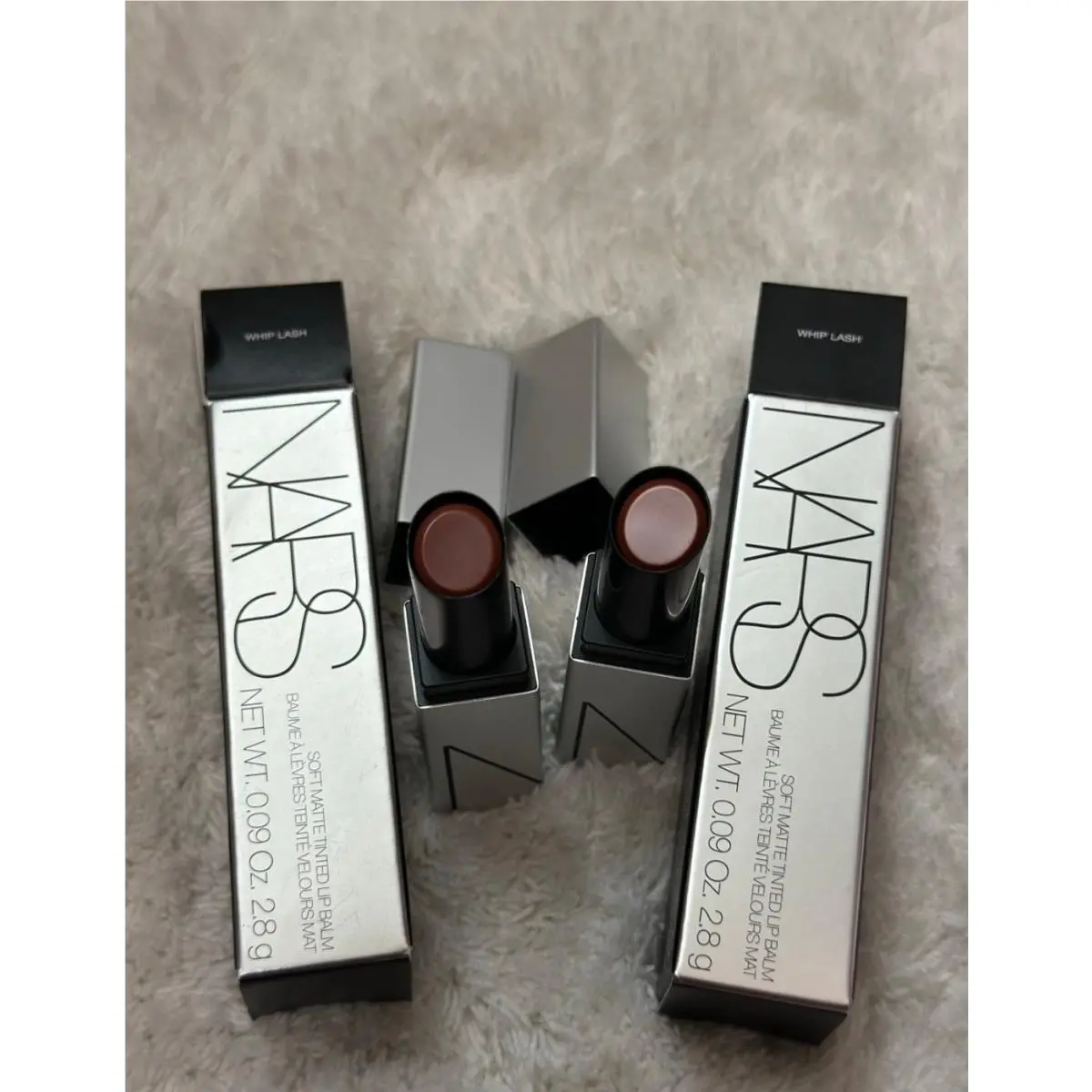 2pk Nars Whip Lash Soft Matte Tinted Lip Balm Full Sz 0.09oz/2.8g Limited by NARS Cosmetics