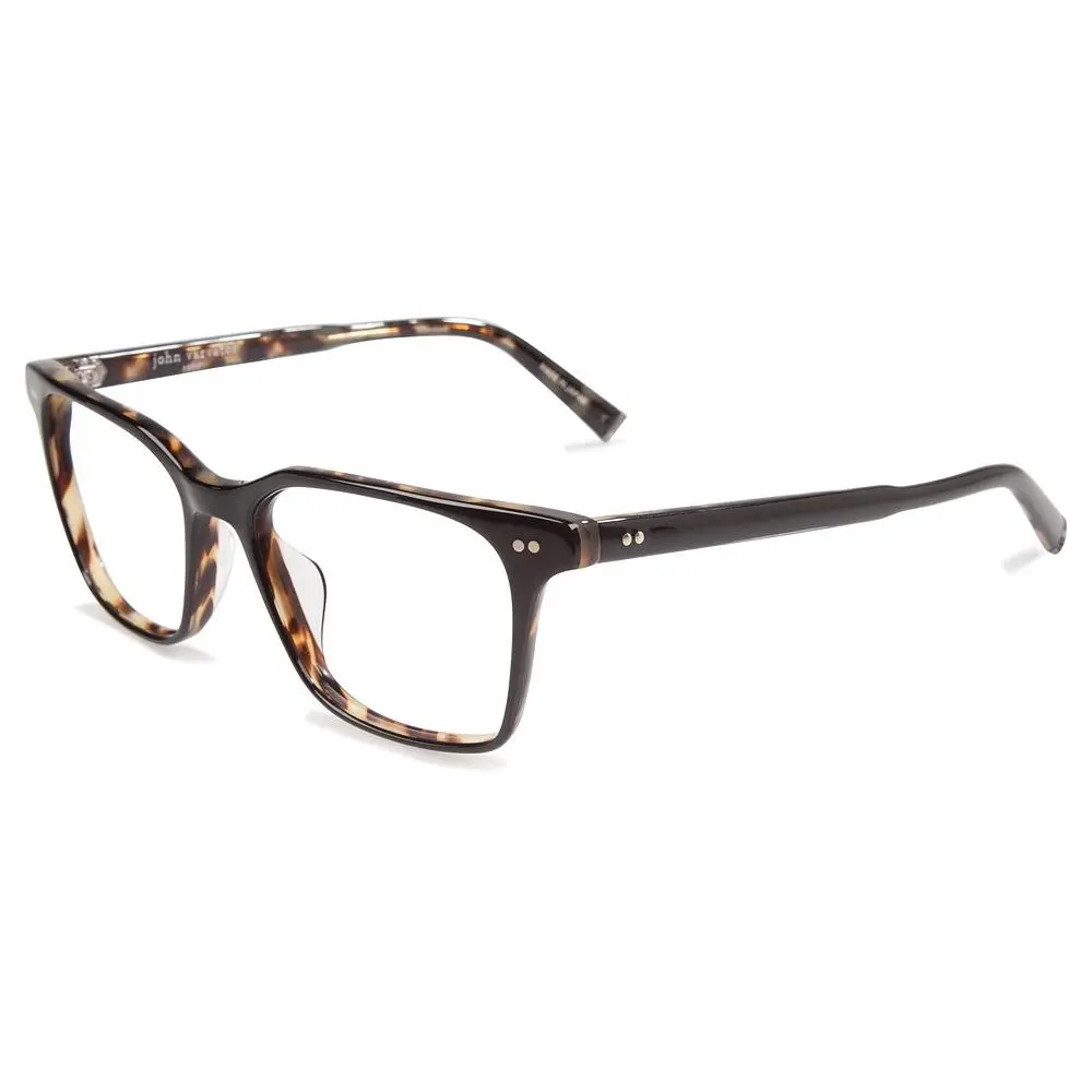Eyeglasses Frames V203UF Black Tortoise 54-18-145 by John Varvatos