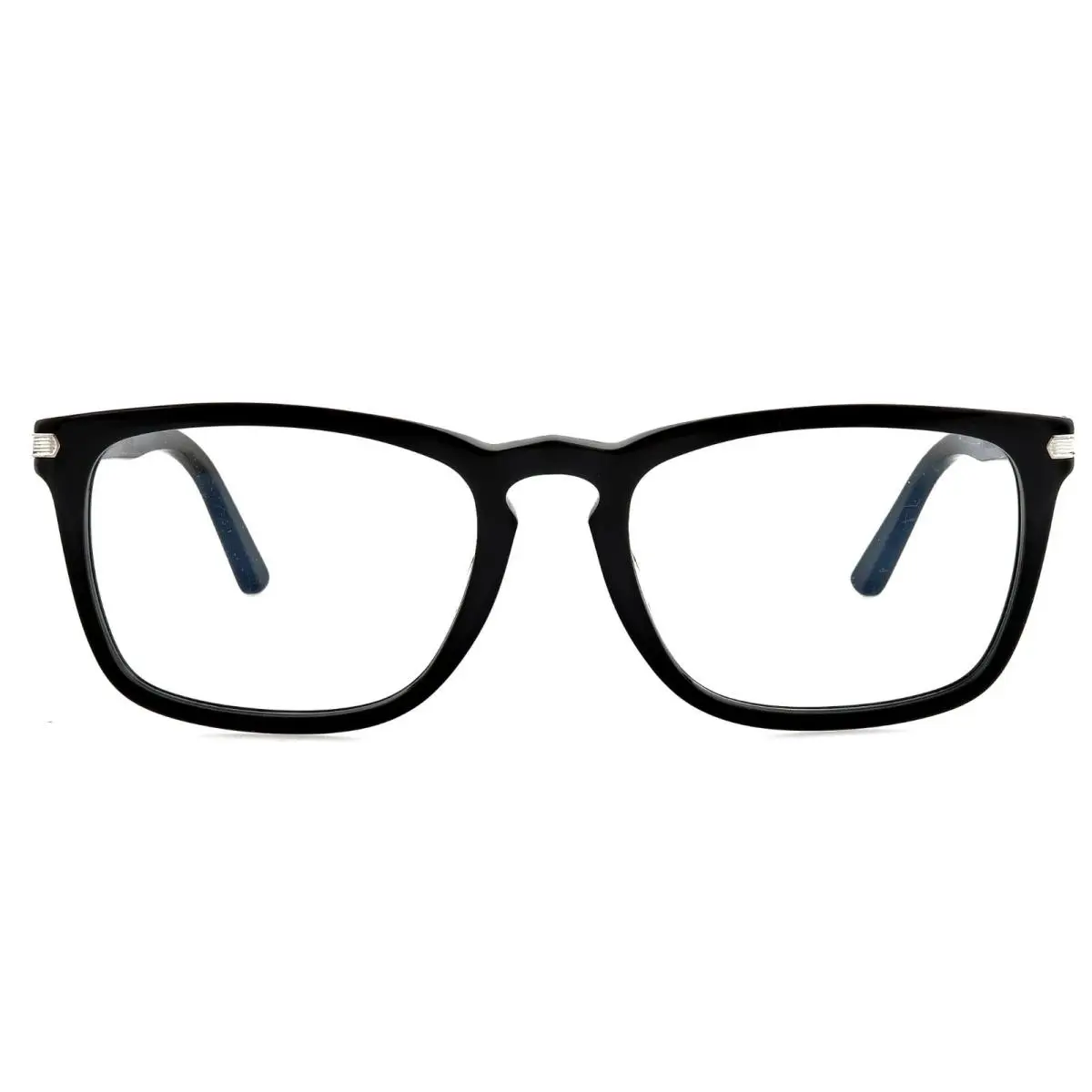 Cartier CT0019O 004 53mm Black Square Eyeglasses Frames Italy Unisex